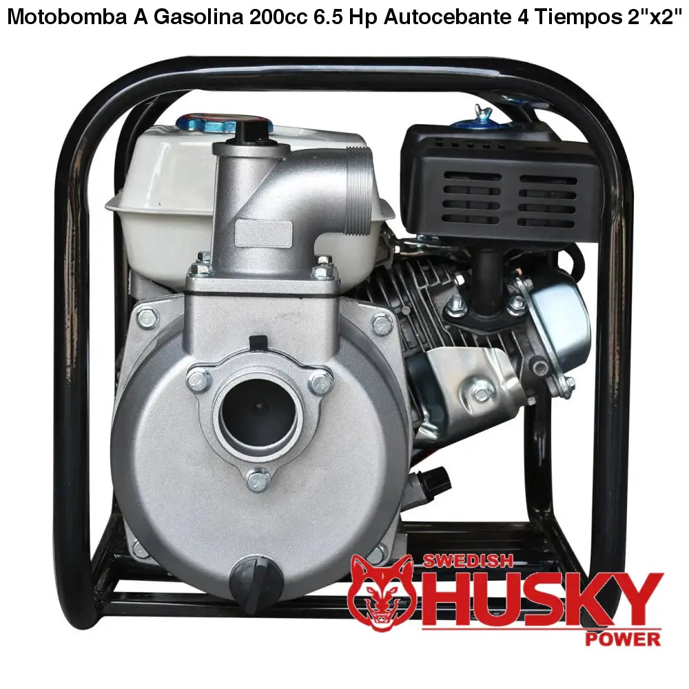 Motobomba A Gasolina 200cc 6.5 Hp Autocebante 4 Tiempos 2x2