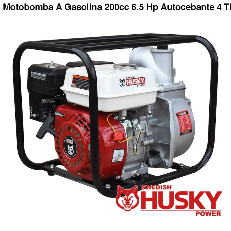 Motobomba A Gasolina 200cc 6.5 Hp Autocebante 4 Tiempos 3x3