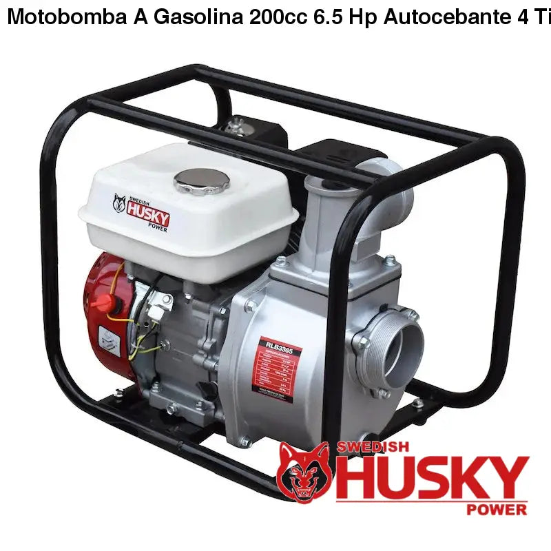 Motobomba A Gasolina 200cc 6.5 Hp Autocebante 4 Tiempos 3x3