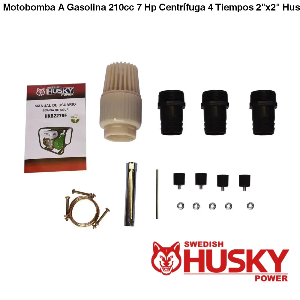 Motobomba A Gasolina 210cc 7 Hp Centrífuga 4 Tiempos 2x2