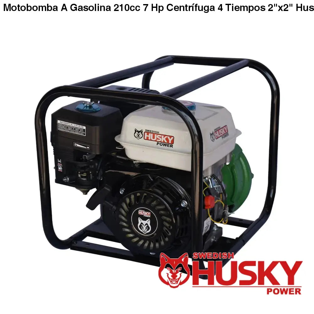 Motobomba A Gasolina 210cc 7 Hp Centrífuga 4 Tiempos 2x2