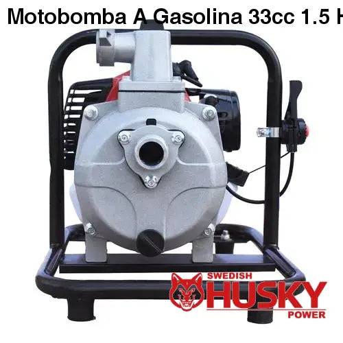 Motobomba A Gasolina 33cc 1.5 Hp Portátil Aucotcebante 2