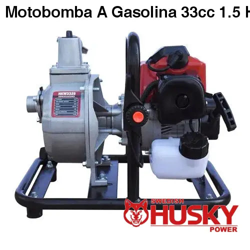 Motobomba A Gasolina 33cc 1.5 Hp Portátil Aucotcebante 2