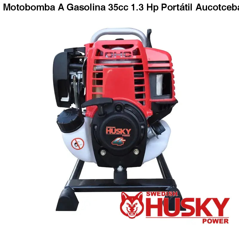 Motobomba A Gasolina 35cc 1.3 Hp Portátil Aucotcebante 4