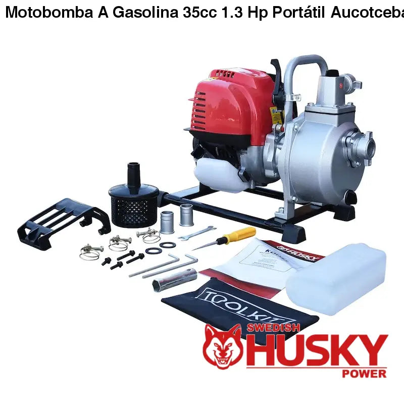 Motobomba A Gasolina 35cc 1.3 Hp Portátil Aucotcebante 4