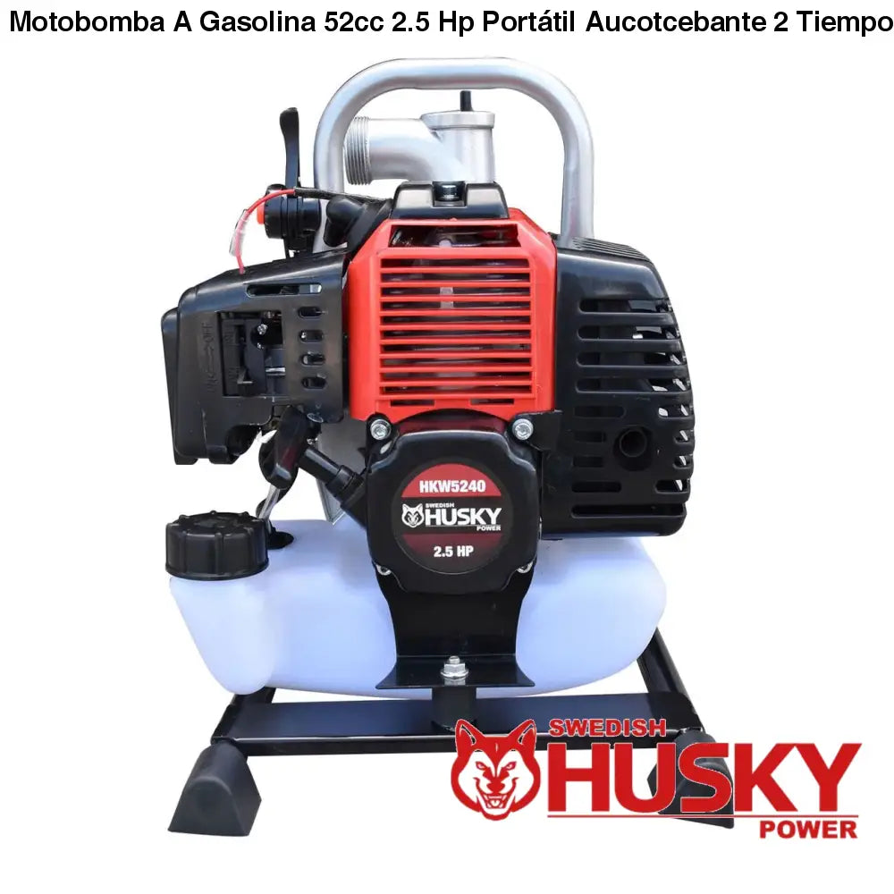 Motobomba A Gasolina 52cc 2.5 Hp Portátil Aucotcebante 2