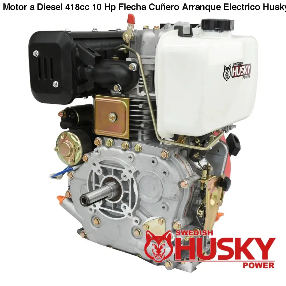 Motor a Diesel 418cc 10 Hp Flecha Cuñero Arranque Electrico