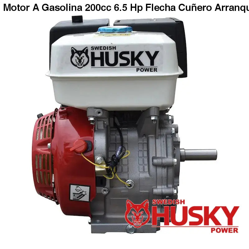 Motor A Gasolina 200cc 6.5 Hp Flecha Cuñero Arranque Manual