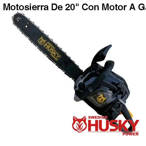Motosierra De 20 Con Motor A Gasolina De 2 Tiempos 52cc 2.5Hp Husky H –  Husky Power