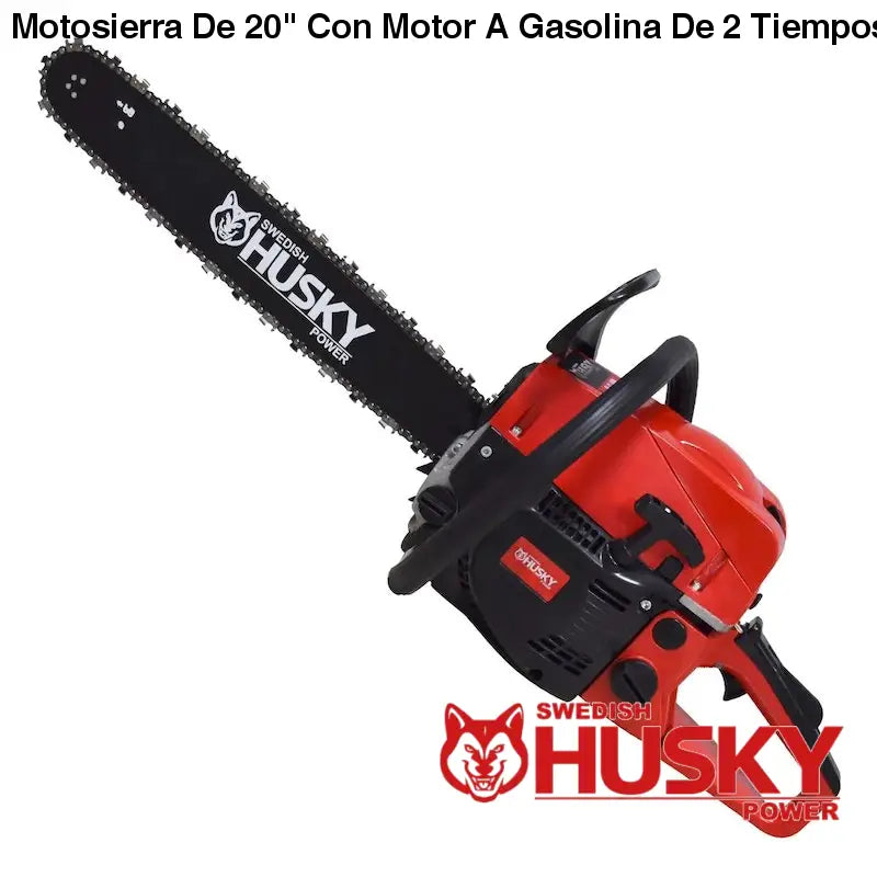 Motosierra De 20 Con Motor A Gasolina De 2 Tiempos 52cc 2.5Hp Husky H –  Husky Power