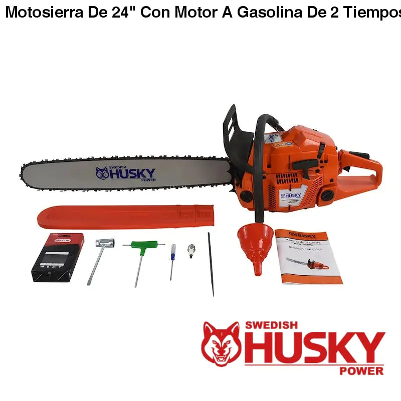 Motosierra De 24 Con Motor A Gasolina De 2 Tiempos 61.5cc