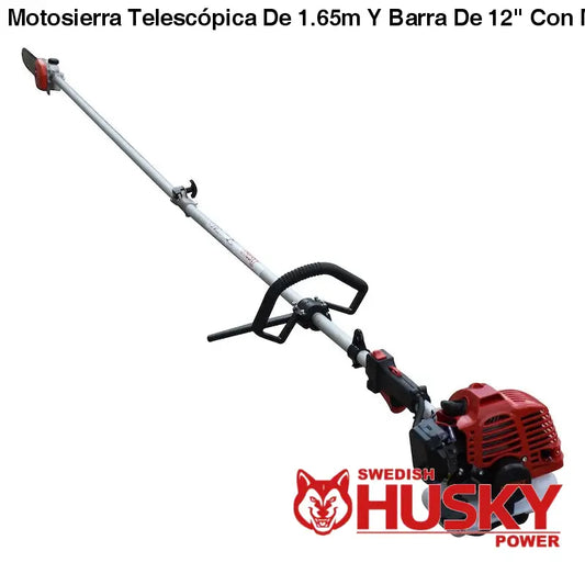 Motosierra Telescópica De 1.65m Y Barra De 12 Con Motor