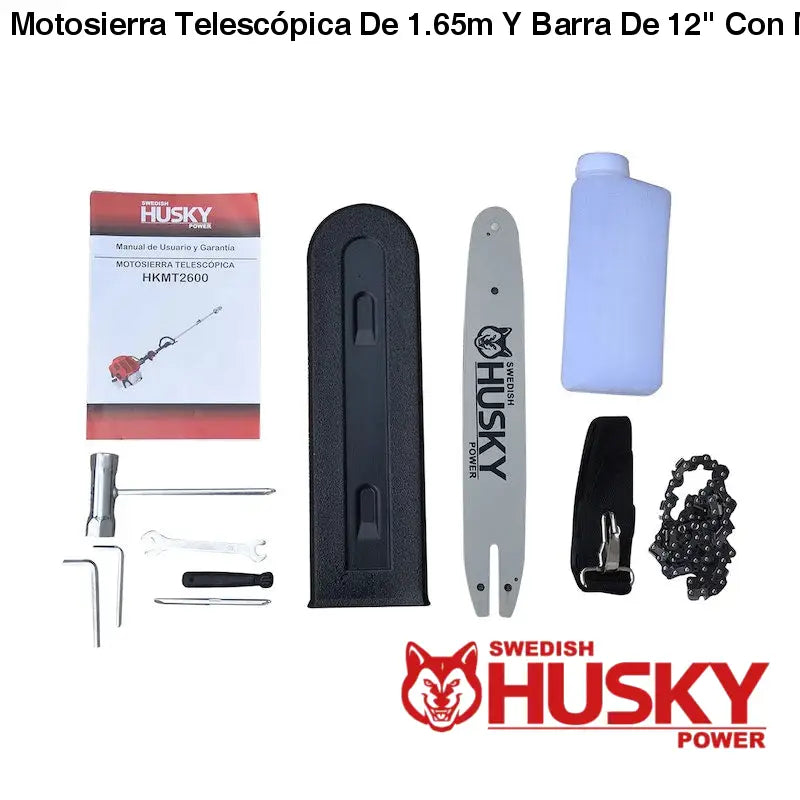 Motosierra Telescópica De 1.65m Y Barra De 12 Con Motor