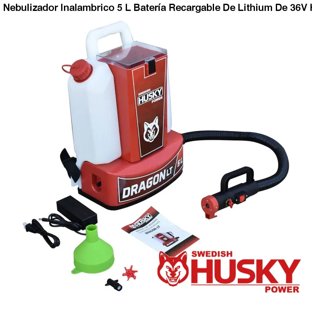 Nebulizador Inalambrico 5 L Batería Recargable De Lithium De