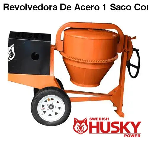 Revolvedora De Acero 1 Saco Con Motor a Gasolina 4 Tiempos