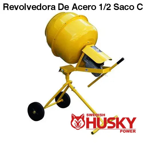 Revolvedora De Acero 1/2 Saco Con Motor Eléctrico 1.2 Hp