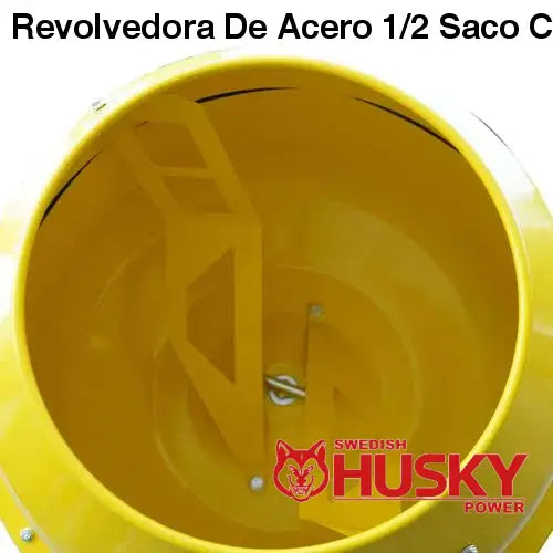 Revolvedora De Acero 1/2 Saco Con Motor Eléctrico 1.2 Hp