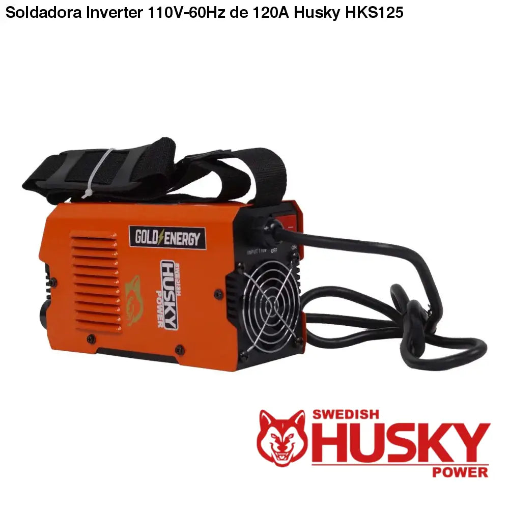 Soldadora Inverter 110V-60Hz de 120A Husky HKS125