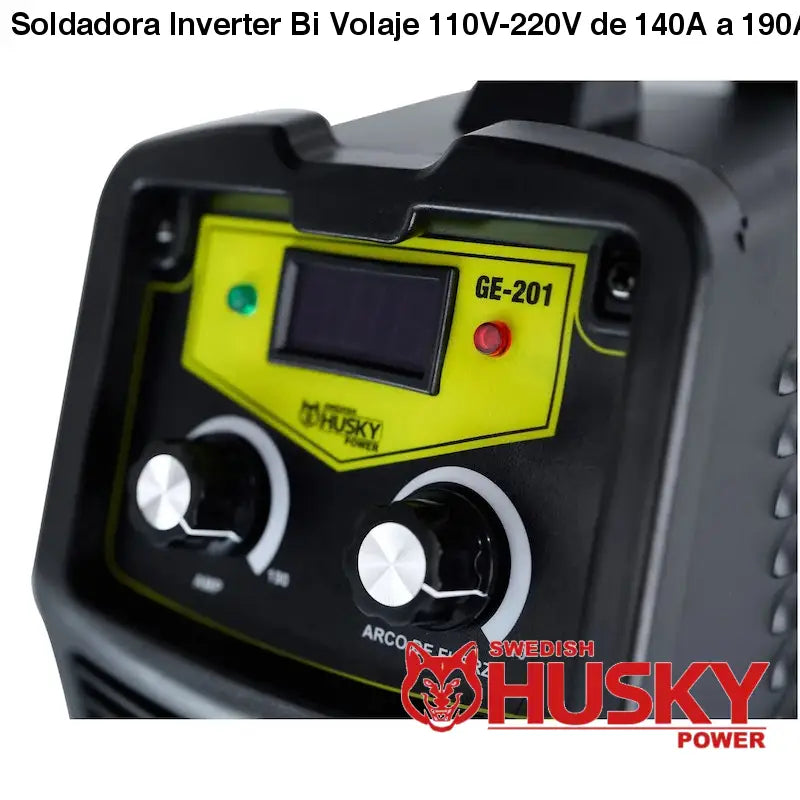 Soldadora Inverter Bi Volaje 110V-220V de 140A a 190A Husky