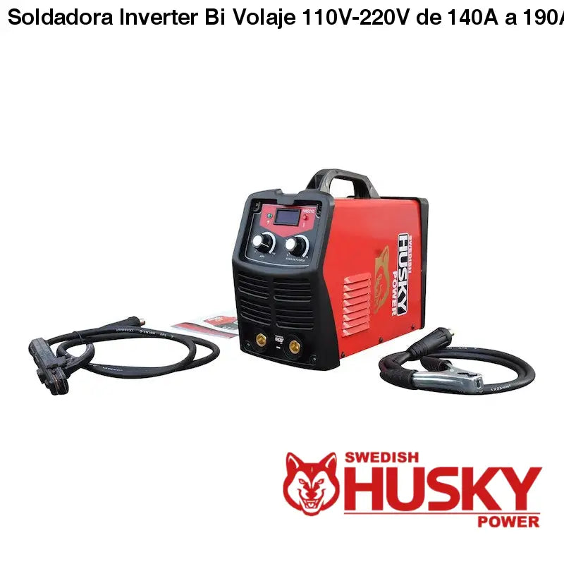 Soldadora Inverter Bi Volaje 110V-220V de 140A a 190A Husky