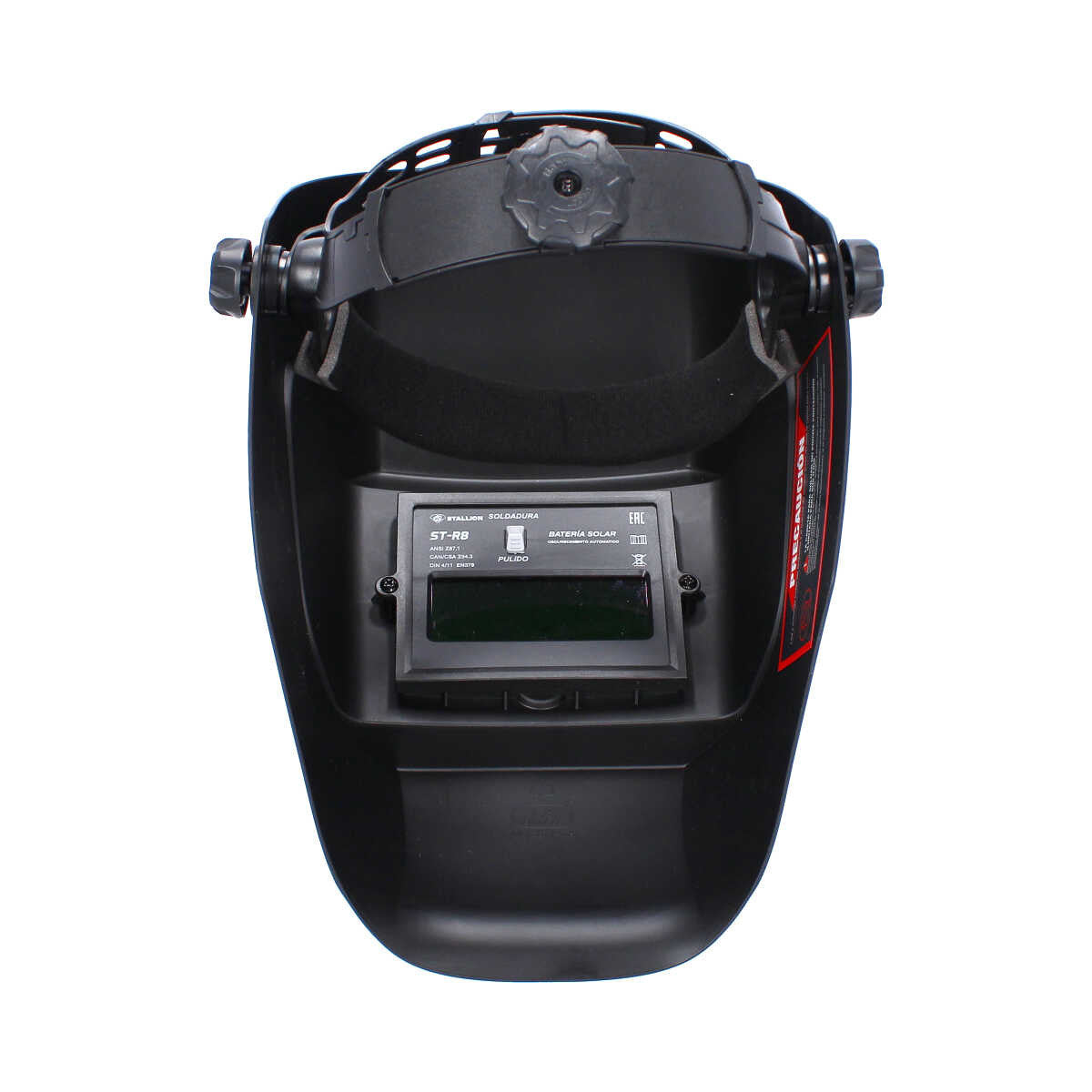 Careta Negra Para Soldar Electrónica De Sombra Variable STALLION- ST-R8