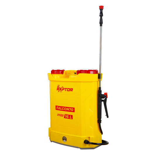 Fumigadora Aspersora 1 Varilla 16L Electrica 12V 8 AH Bateria Recargable RAPTOR - FALCON70