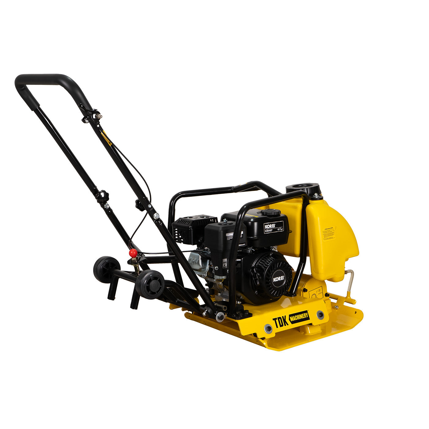 Placa Compactadora Profesional Tdk Machinery Con Motor Korei 6.7 Hp Vibración 5600 Vpm Fuerza Centrifuga 1400 Kg – TDKP1450