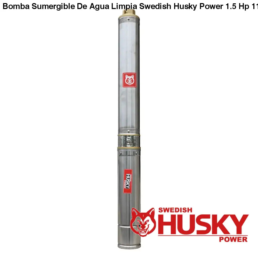Bomba Sumergible De Agua Limpia Swedish Husky Power 1.5 Hp
