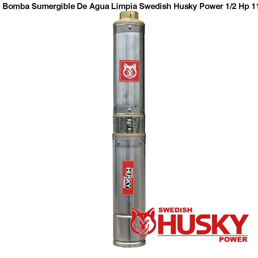 Bomba Sumergible De Agua Limpia Swedish Husky Power 1/2 Hp