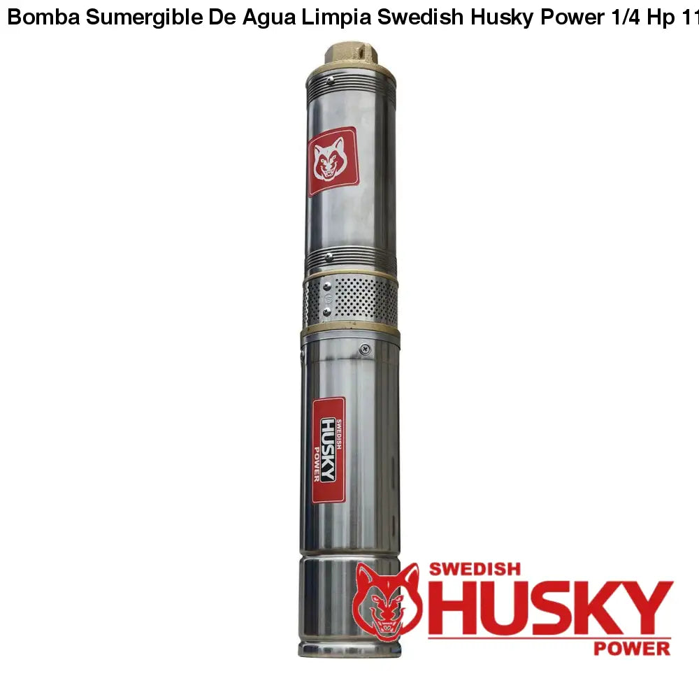 Bomba Sumergible De Agua Limpia Swedish Husky Power 1/4 Hp