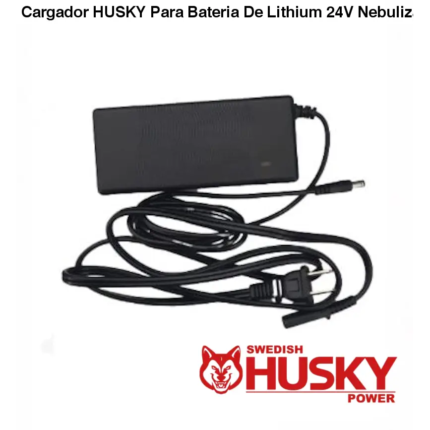 Cargador HUSKY Para Bateria De Lithium 24V Nebulizador