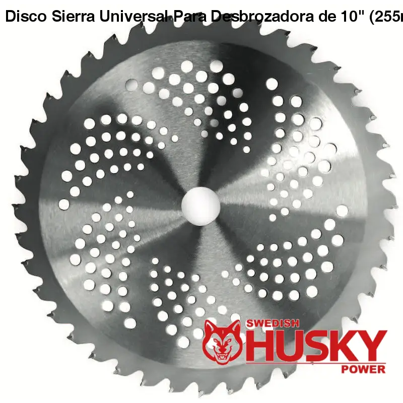 Disco Sierra Universal Para Desbrozadora de 10 (255mm) De