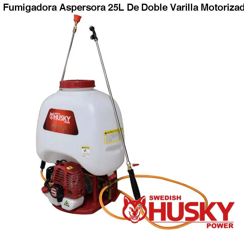 Fumigadora Aspersora 25L De Doble Varilla Motorizada 1.2 Hp