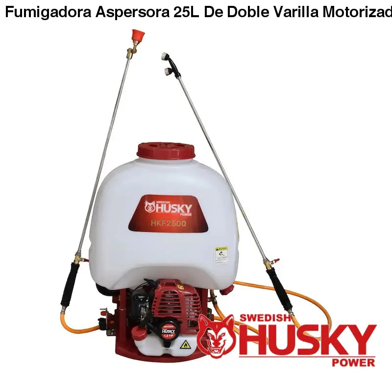 Fumigadora Aspersora 25L De Doble Varilla Motorizada 1.2 Hp