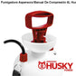 Fumigadora Aspersora Manual De Compresión 8L Husky SWF800