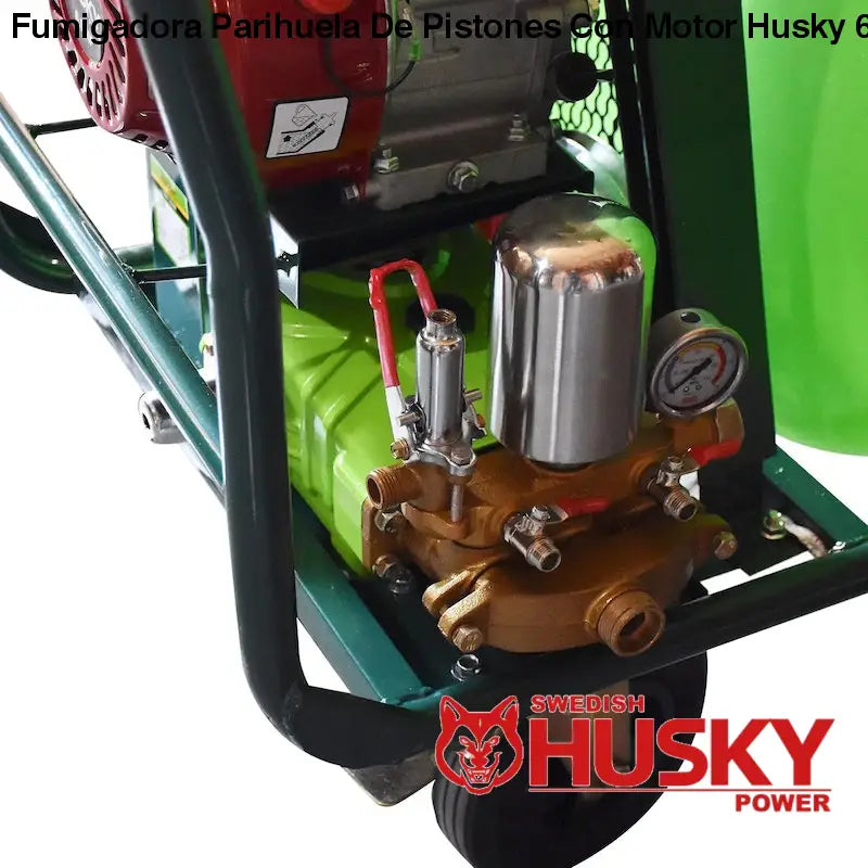 Fumigadora Parihuela De Pistones Con Motor Husky 6.5 Hp