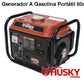 Generador A Gasolina Portátil 60cc 2 Hp 2 Tiempos 750W-900W