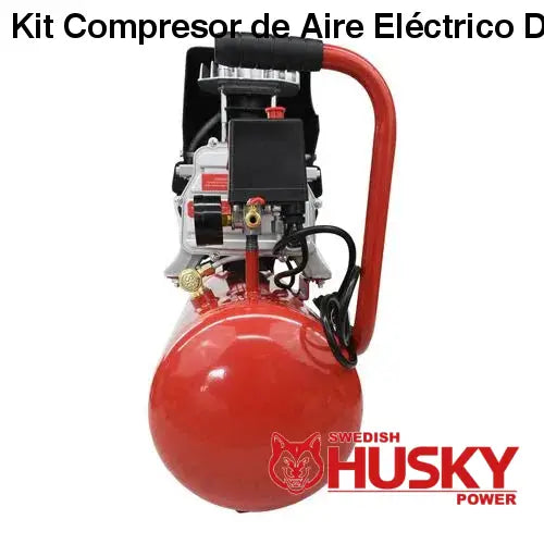 Kit Compresor de Aire Eléctrico De 2.5 Hp 110V Con Tanque De 25